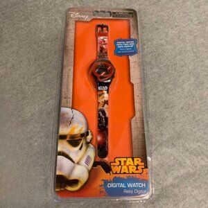 Disney NIB Star Wars Digital Time and Date Display Watch